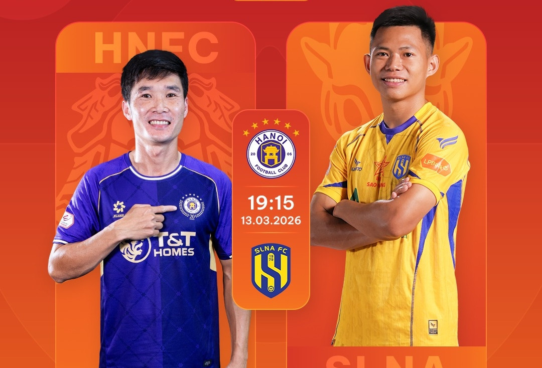 Trực tiếp bóng đá Hà Nội vs SLNA: Áp sát top 3
