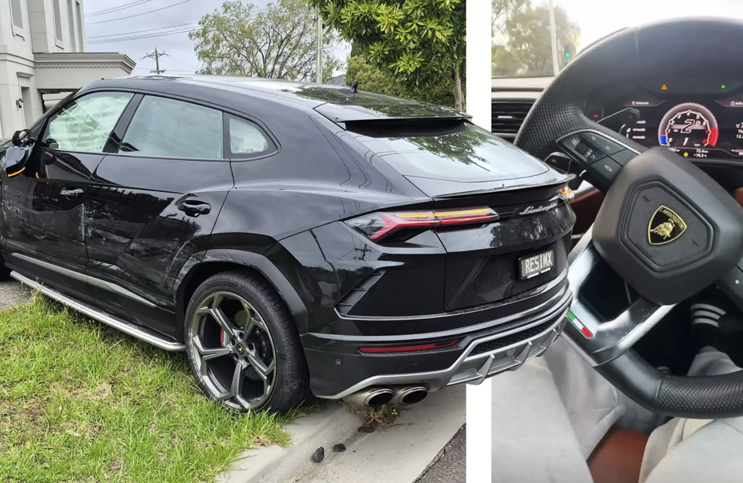 Thiếu niên 16 tuổi trộm siêu xe Lamborghini Urus, khoe lên mạng rồi gây tai nạn