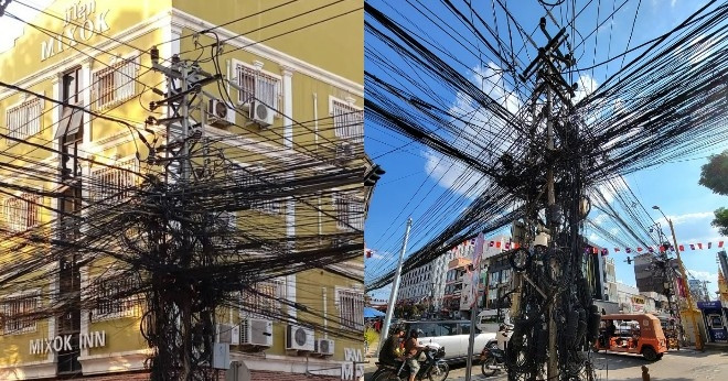 Cột điện 'mạng nhện' ở Lào thành điểm du lịch hút khách, đạt 4,9 sao Google Maps