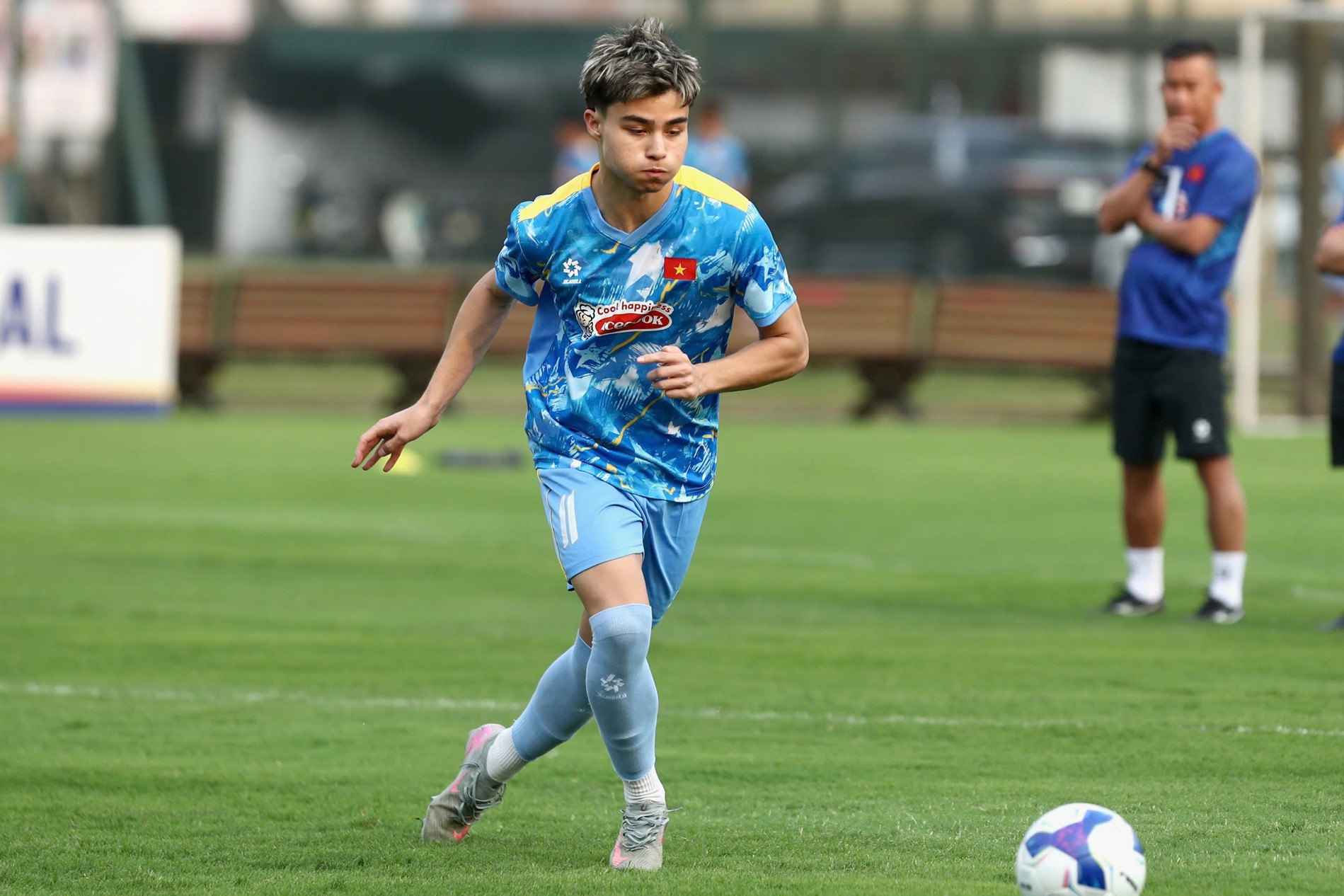 Cầu thủ Việt kiều Antonio Moric được 'soi' kỹ ở U23 Việt Nam