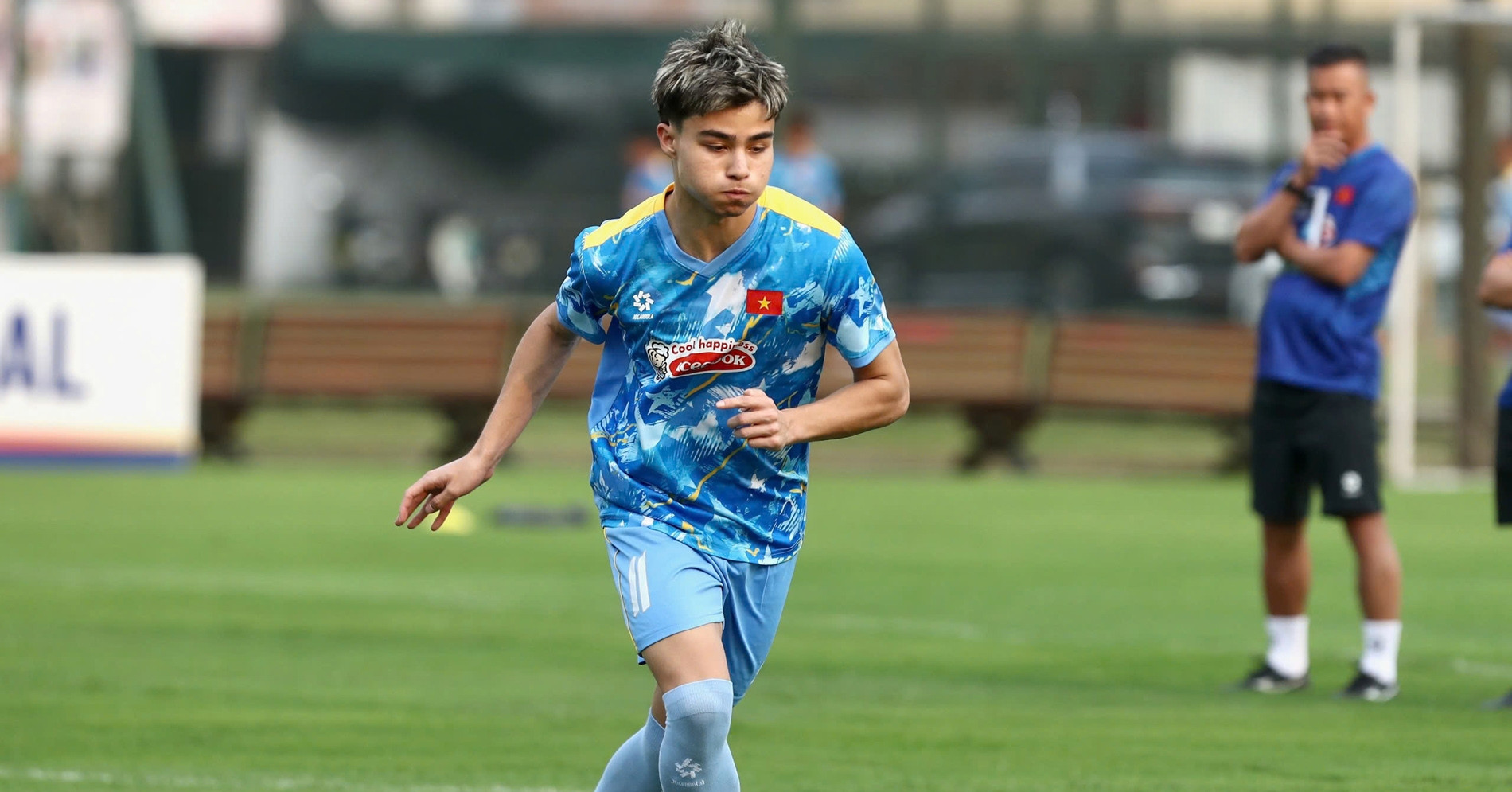 Cầu thủ Việt kiều Antonio Moric được 'soi' kỹ ở U23 Việt Nam