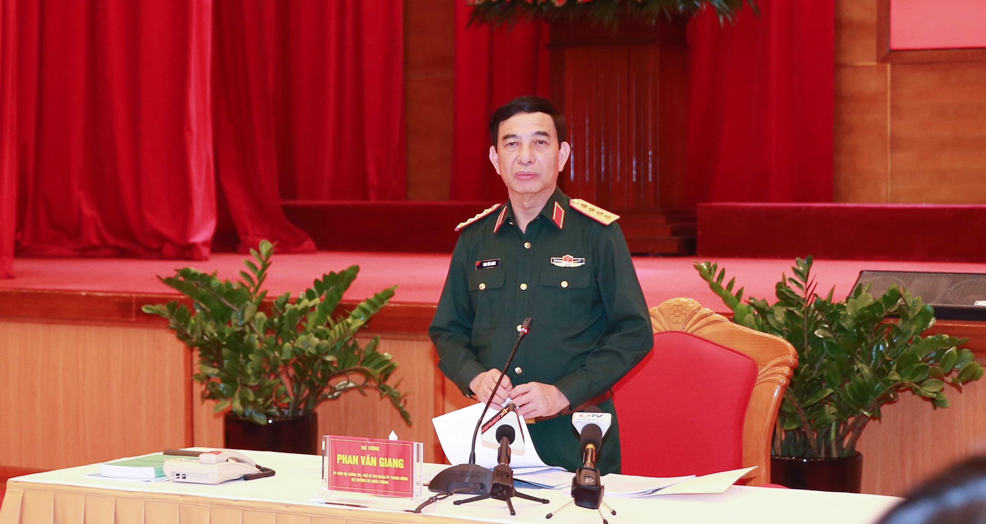 Đại tướng Phan Văn Giang: Bảo đảm vững chắc quốc phòng, giữ vững biên giới, biển đảo