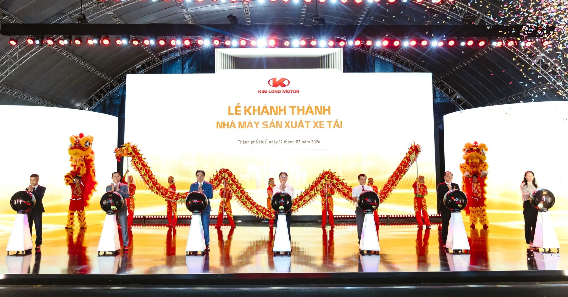 Kim Long Motor khánh thành nhà máy sản xuất xe tải