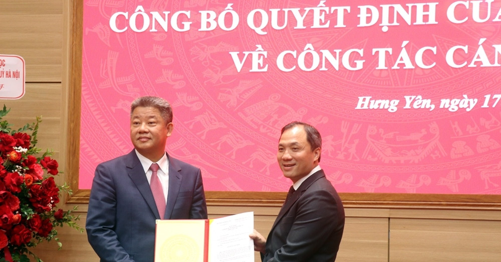 Ông Nguyễn Mạnh Quyền làm Phó Bí thư Tỉnh ủy Hưng Yên