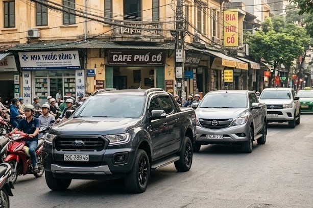 Tranh cãi xe bán tải bị cấm vào nội đô Hà Nội ban ngày, thực hư thế nào?