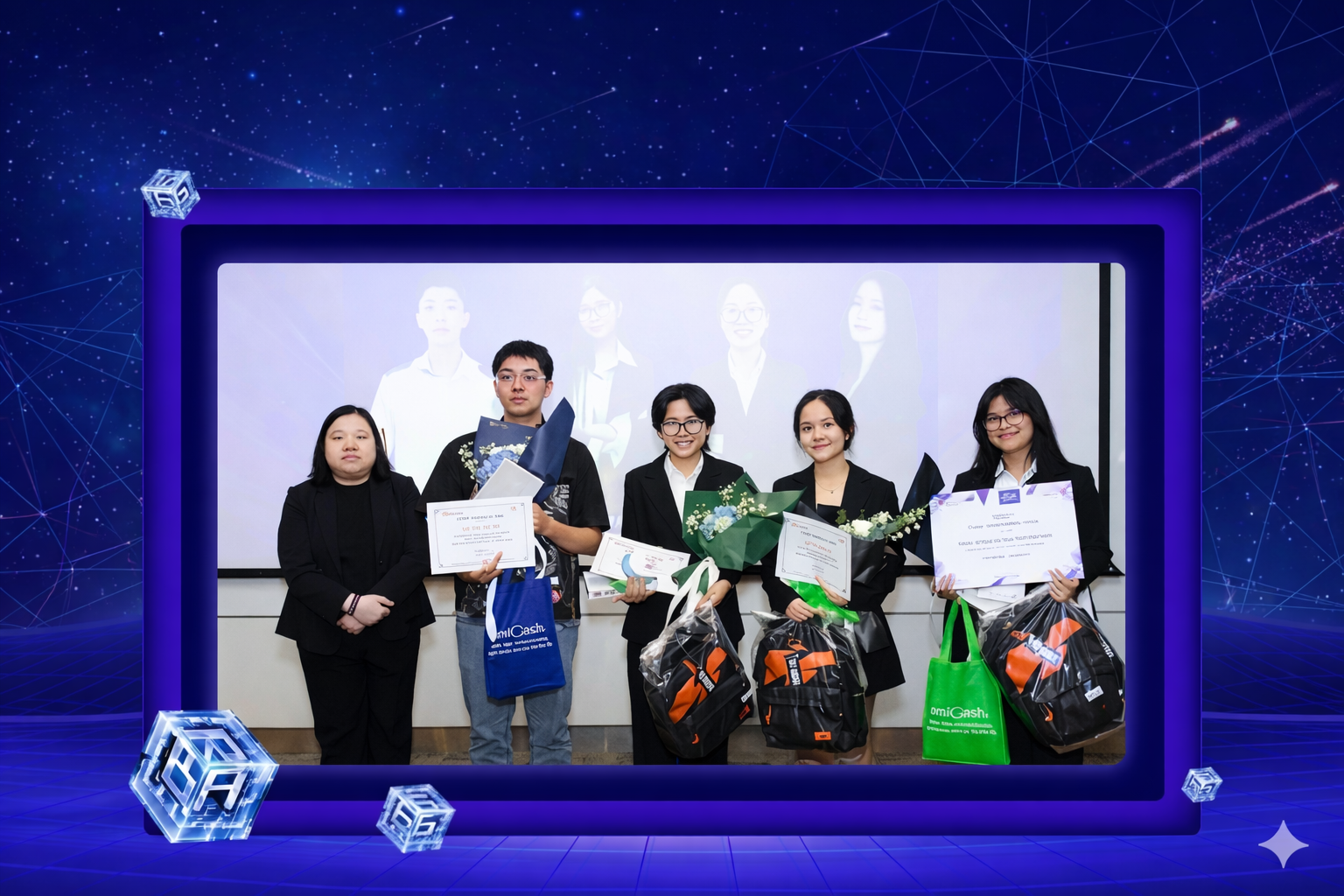 Sinh viên UEH.ISB ghi dấu ấn tại sân chơi phân tích dữ liệu toàn quốc