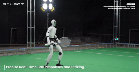 Trung Quốc lại gây sốc với robot hình người chơi tennis, đỡ bóng chính xác 96%