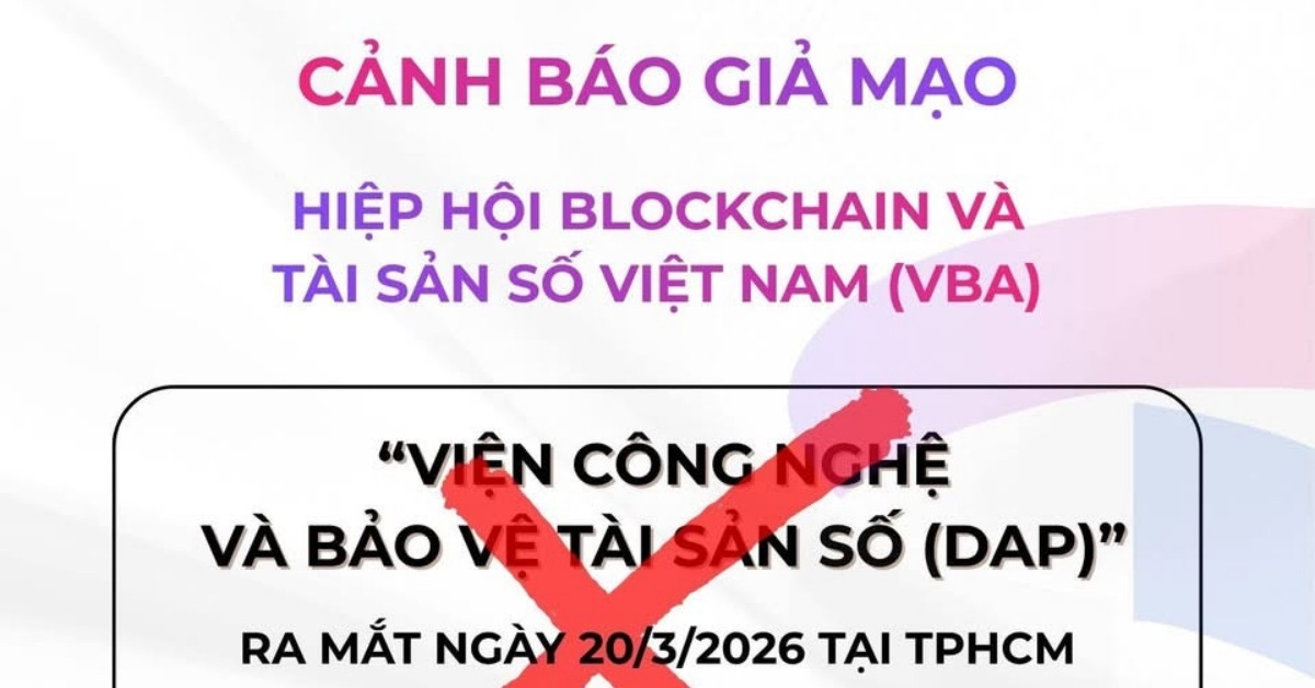 Chỉ có sự kiện ra mắt Viện Công nghệ Bản quyền và Tài sản số tại Trung tâm Báo chí TPHCM