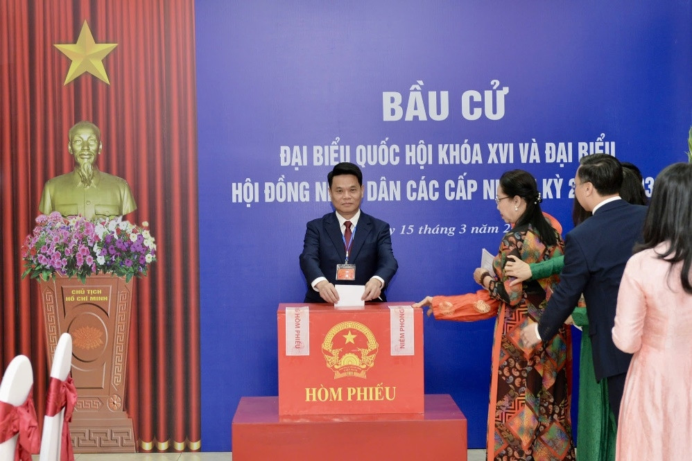 Chủ tịch UBND TP Hải Phòng trúng cử đại biểu HĐND với tỷ lệ phiếu bầu 99,88%