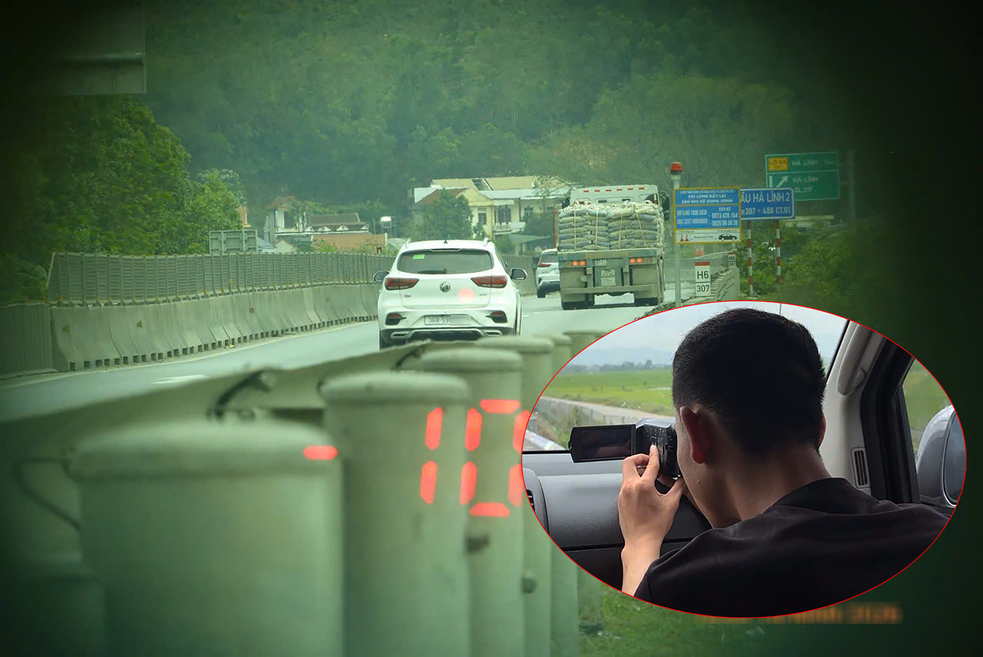 CSGT hóa trang ghi hình trên cao tốc: Tài xế vượt ẩu, quá tốc độ vào tầm ngắm