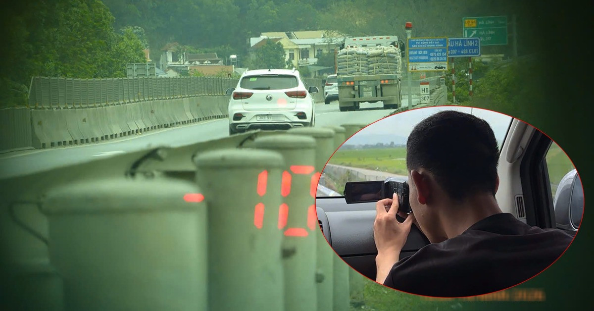 CSGT hóa trang ghi hình trên cao tốc: Tài xế vượt ẩu, quá tốc độ vào tầm ngắm