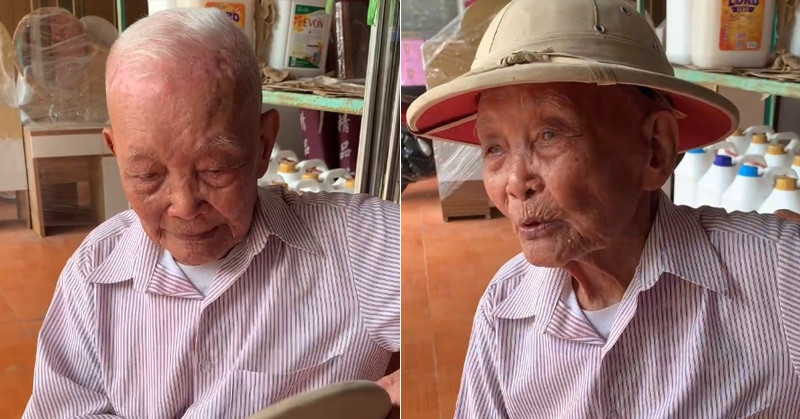 Cụ ông 105 tuổi ở Bắc Ninh đạp xe thể dục mỗi ngày, nhớ hết tên con cháu