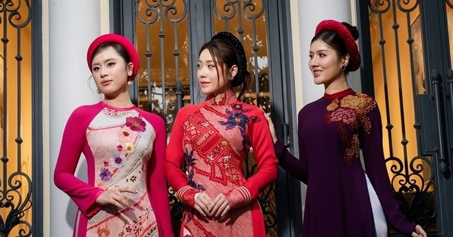 3 nhan sắc Hoa hậu Đại dương Việt Nam 2025 làm nàng thơ áo dài