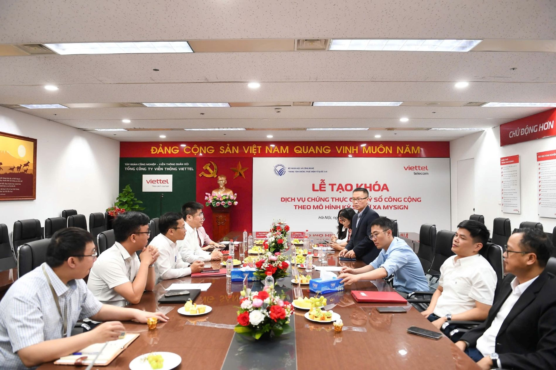 Tạo khóa chứng thư số cho dịch vụ chữ ký số từ xa MySign