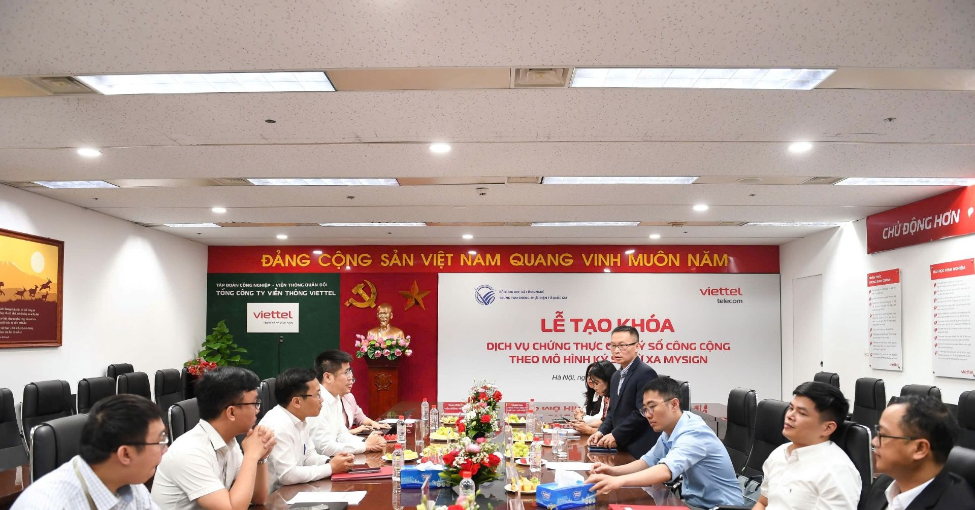 Tạo khóa chứng thư số cho dịch vụ chữ ký số từ xa MySign