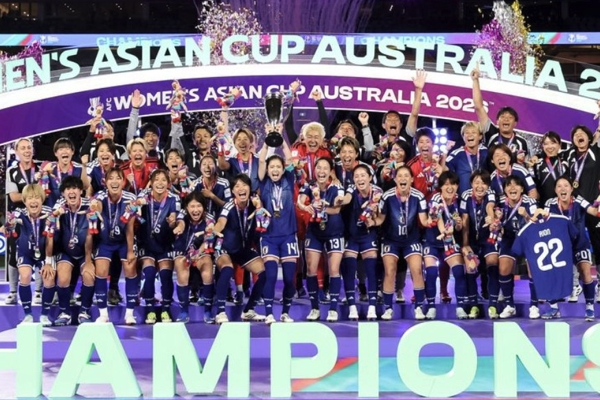 Nữ Nhật Bản thắng nghẹt thở Australia, lần thứ 3 vô địch châu Á