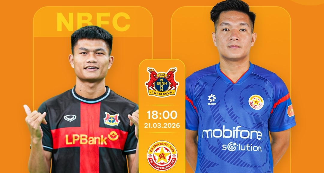 Trực tiếp bóng đá Ninh Bình 1-1 PVF-CAND: Đội khách gỡ hòa tức khắc