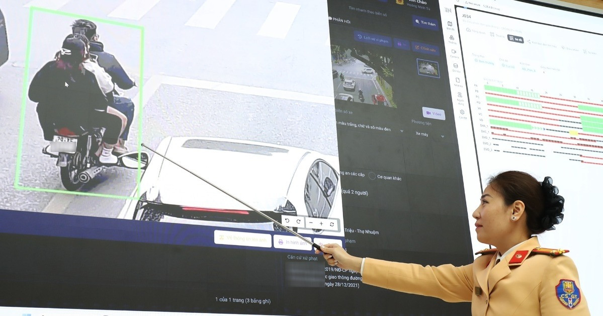 Camera AI tại Hà Nội phát hiện 19.304 vi phạm giao thông, có 3 lỗi mắc nhiều nhất