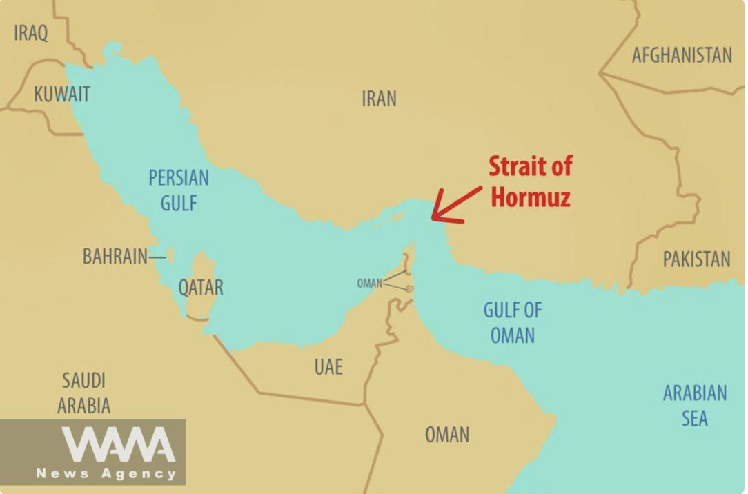 Eo biển Hormuz. Ảnh: WANA