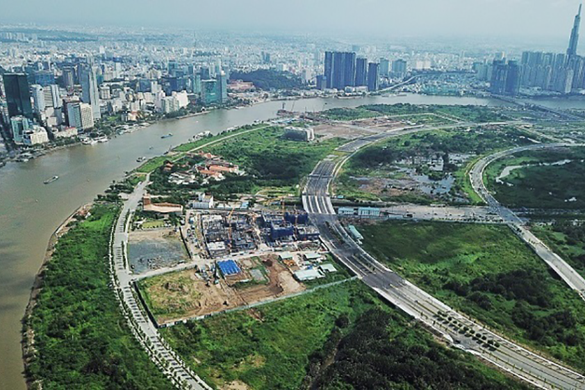 Hạn chế xe qua loạt tuyến đường ở Thủ Thiêm TPHCM trong 3 ngày