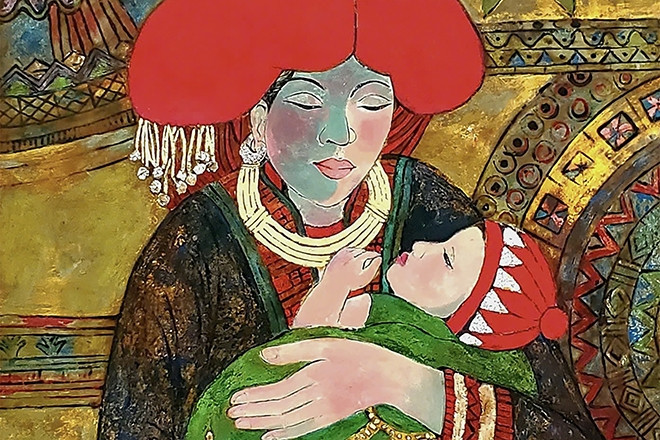 Nữ họa sĩ 30 năm gắn bó với hội họa, kể hành trình sống và yêu đầy thi vị