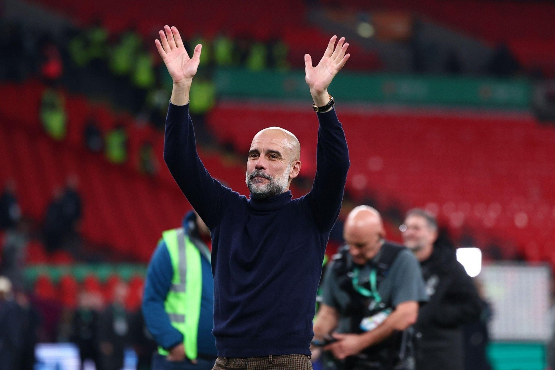 Pep Guardiola báo tin cực vui sau chiến thắng cúp Liên đoàn