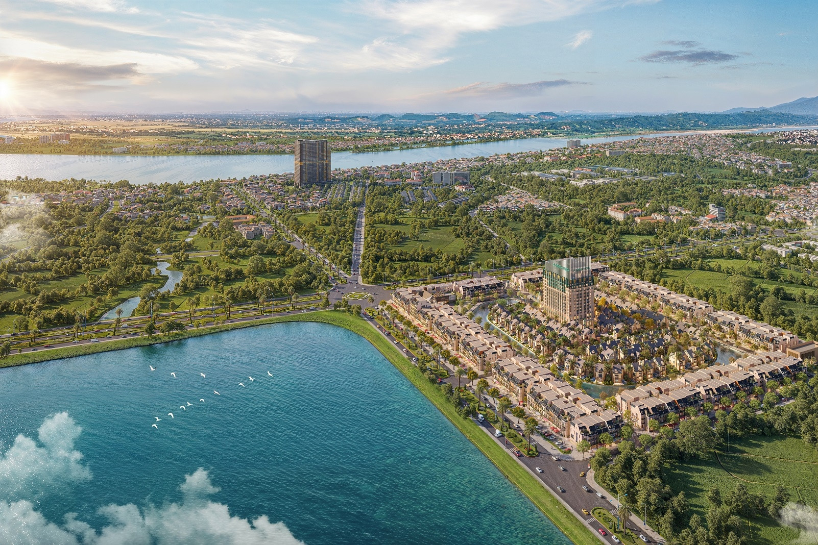 AMDI Group khởi công dự án khoáng nóng Swiss Eden tại Thanh Thủy