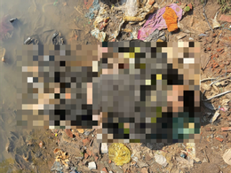 Phát hiện thi thể người đàn ông chưa rõ danh tính nằm ngửa bên bờ sông..png