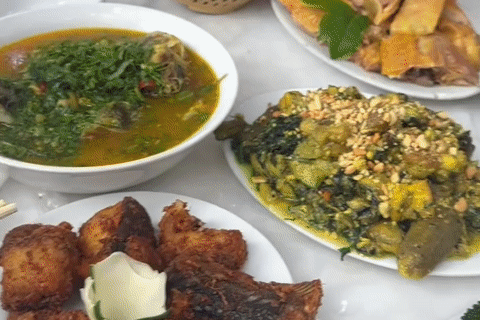 Cô gái Phú Thọ dự đám cưới ở Ninh Bình, mê tít một món trong mâm cỗ