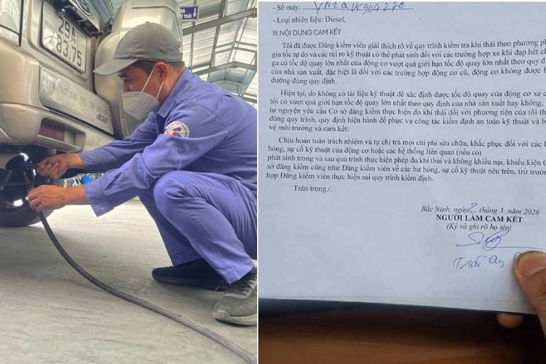 Cục Đăng kiểm: Ký giấy cam kết không loại trừ trách nhiệm của đăng kiểm viên