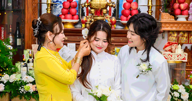 Đám cưới 'không chú rể' ở TPHCM: Câu chuyện tình 15 năm đẹp như mơ