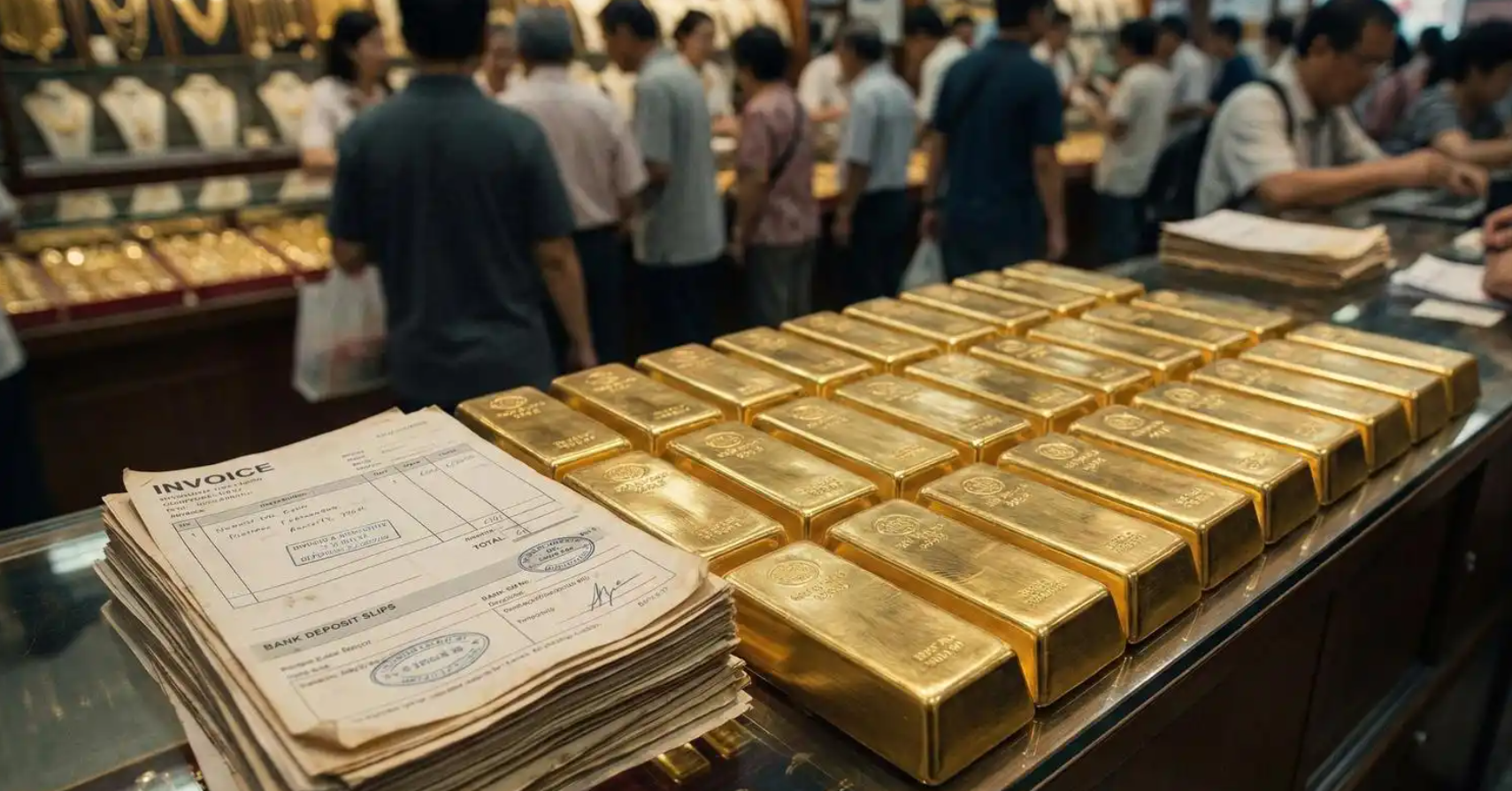 Lật tẩy chiêu trò ‘chia nhỏ doanh thu’ để trốn thuế của 14 cửa hàng vàng