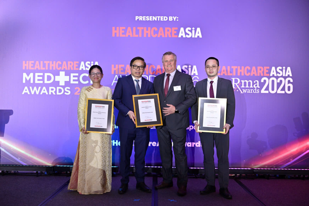 Vinmec thắng lớn tại Healthcare Asia Awards 2026