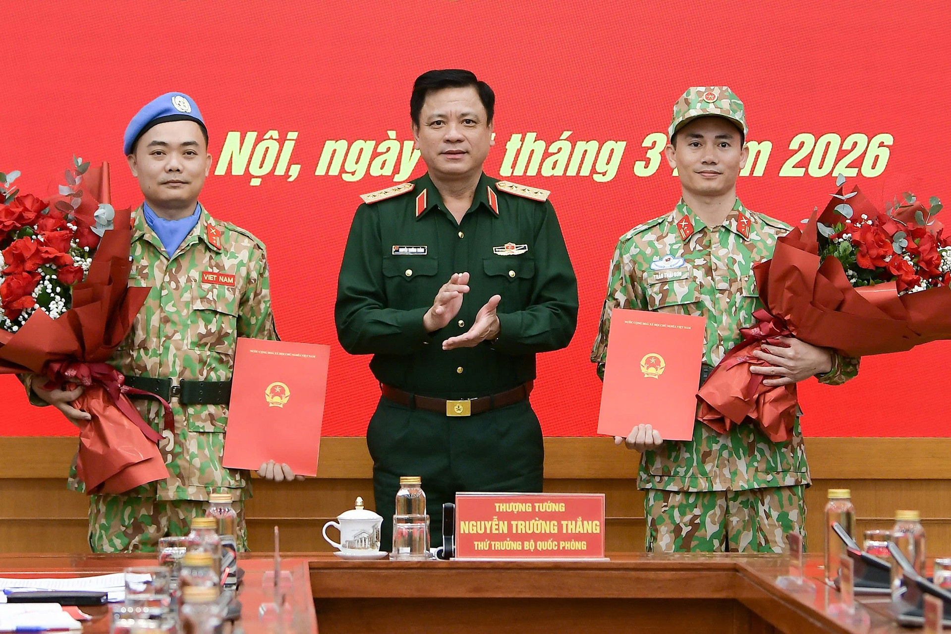 Chủ tịch nước cử sĩ quan tham gia gìn giữ hòa bình Liên Hợp Quốc