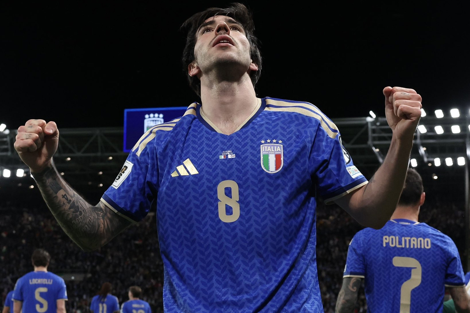 Italia tiến một bước đến World Cup: Sức mạnh của Tonali