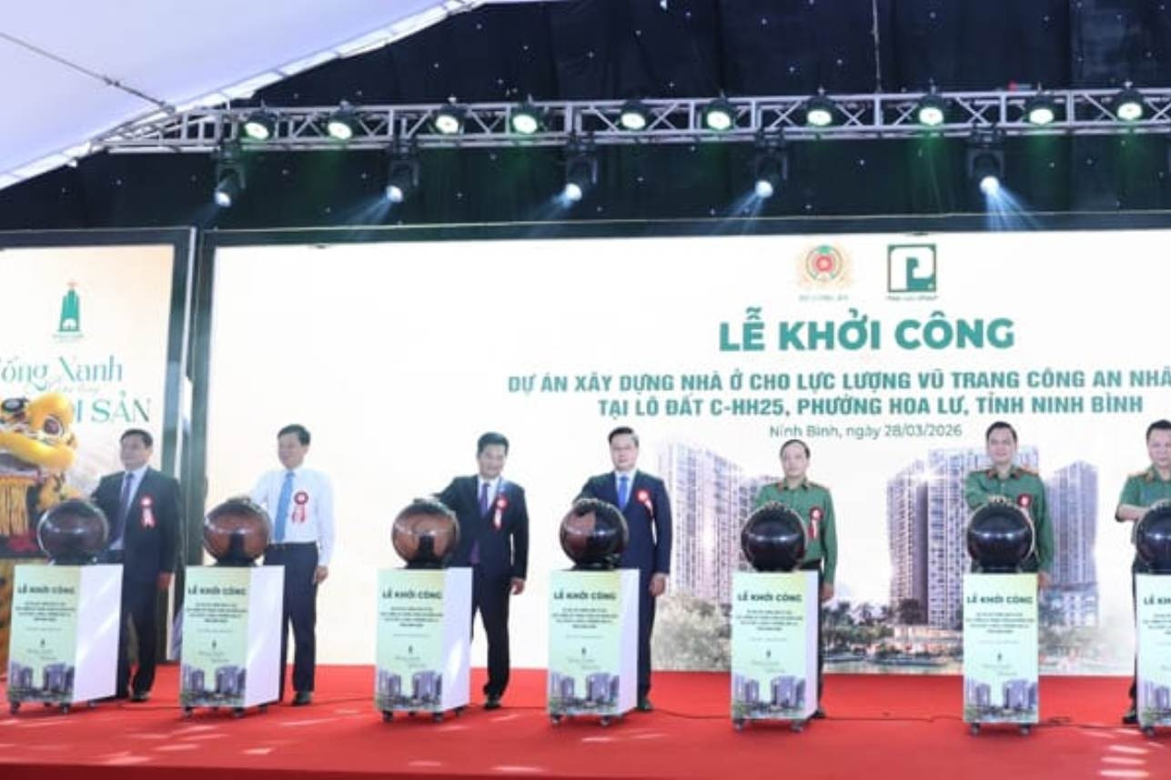 Bộ Công an khởi công dự án nhà ở xã hội hơn 4.800 tỷ đồng tại Ninh Bình