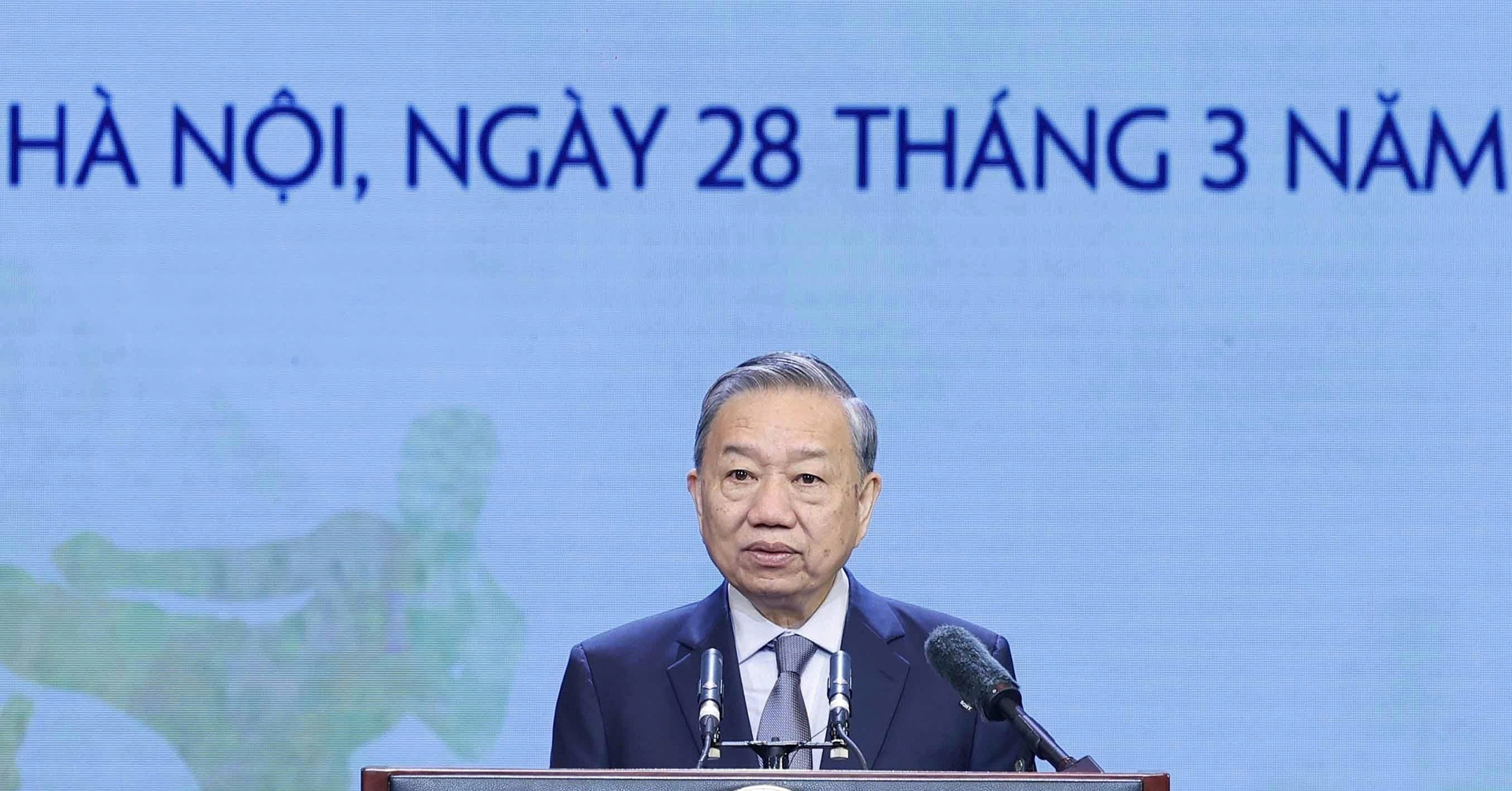 Tổng Bí thư Tô Lâm phát biểu tại lễ kỷ niệm 80 năm Ngành Thể dục Thể thao