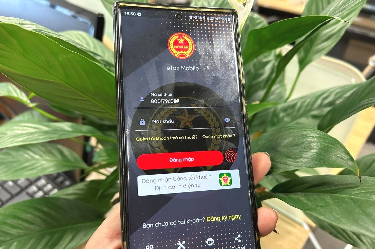 6 bước giúp hộ kinh doanh thông báo số tài khoản ngân hàng qua eTax Mobile