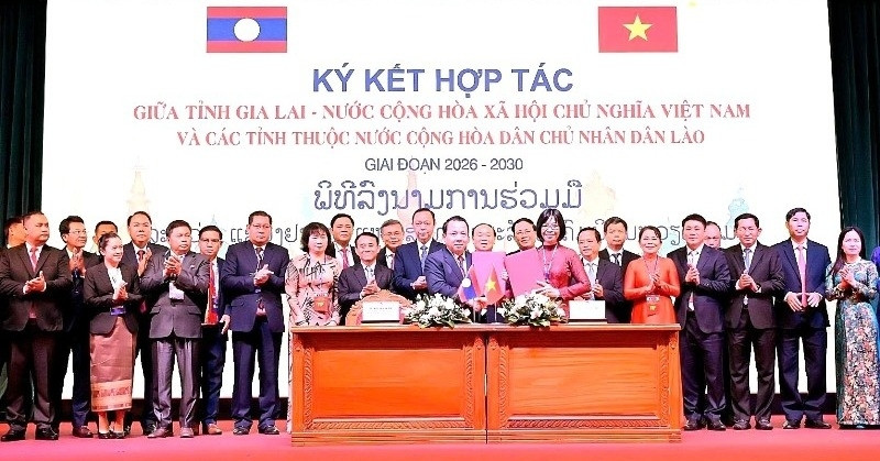 Gia Lai ký kết mở rộng hợp tác với 4 tỉnh Nam Lào
