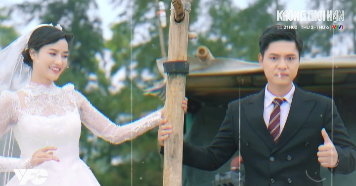 Hậu trường chụp ảnh cưới hài hước của cặp đôi hot nhất phim VTV 'Không giới hạn'