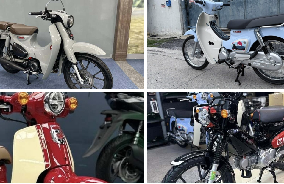 Nhiều mẫu Honda Cub nhập ngoại thiết kế độc, giá hơn trăm triệu vẫn hút khách