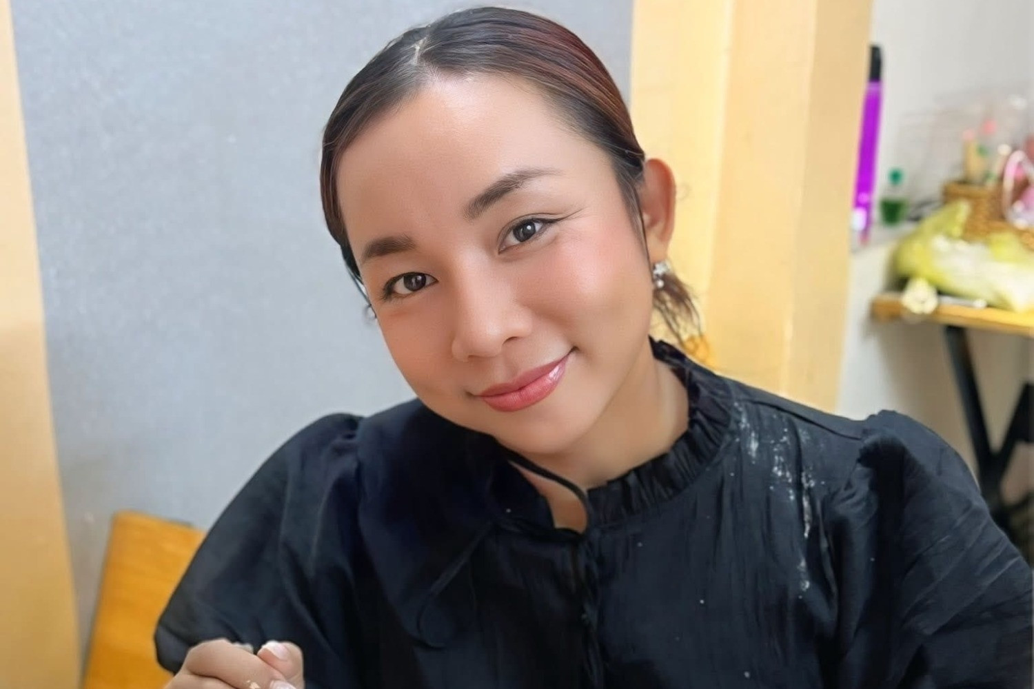 Diễn viên Kim Đào gặp tai nạn khi đang đi đón con