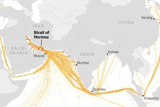 Trung Quốc cảnh báo các bên liên quan xung đột Iran về eo biển Hormuz