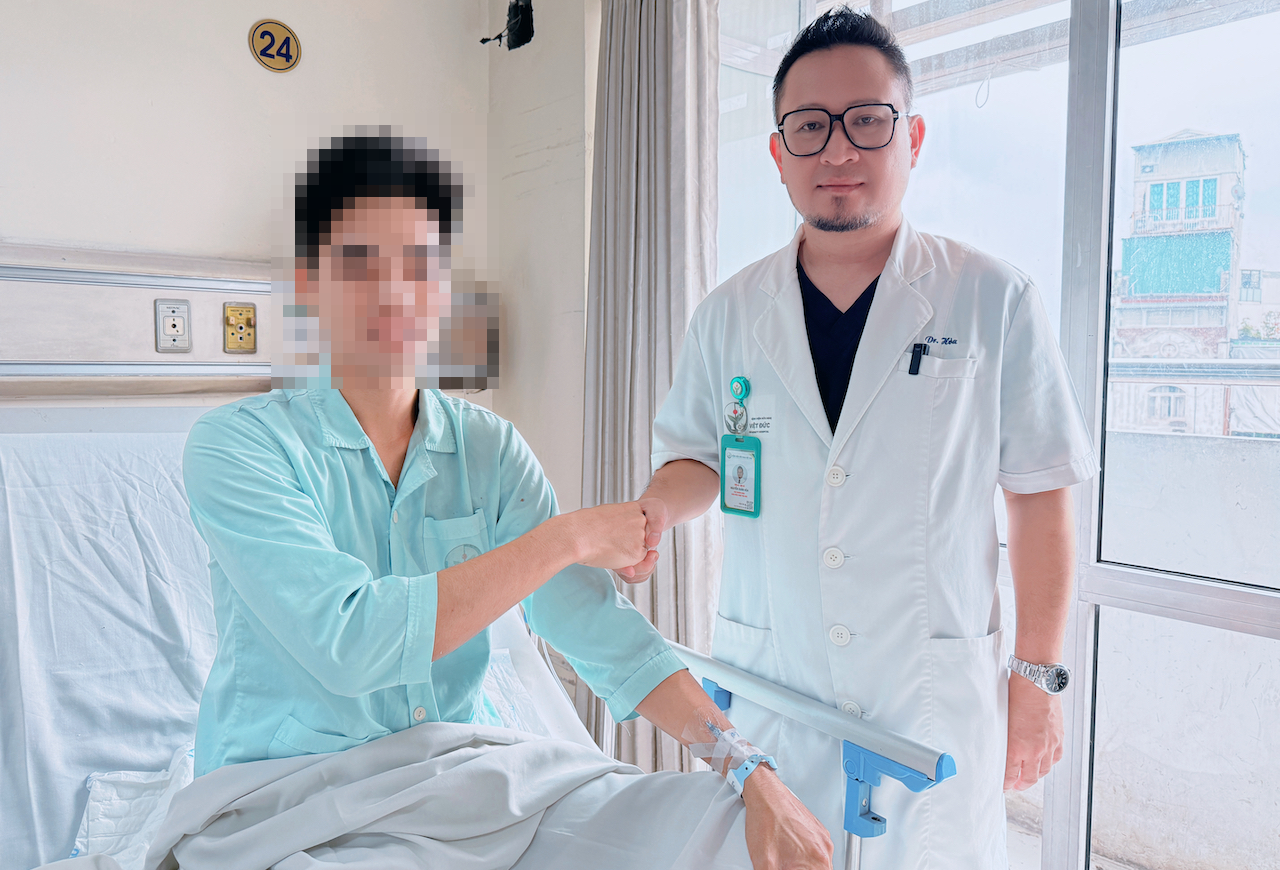 Cứu sống nam thanh niên bị đứt rời hoàn toàn cuống thận