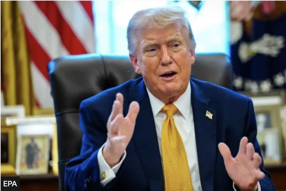 Ông Trump nói Mỹ đang tiến hành kiểm soát eo biển Hormuz