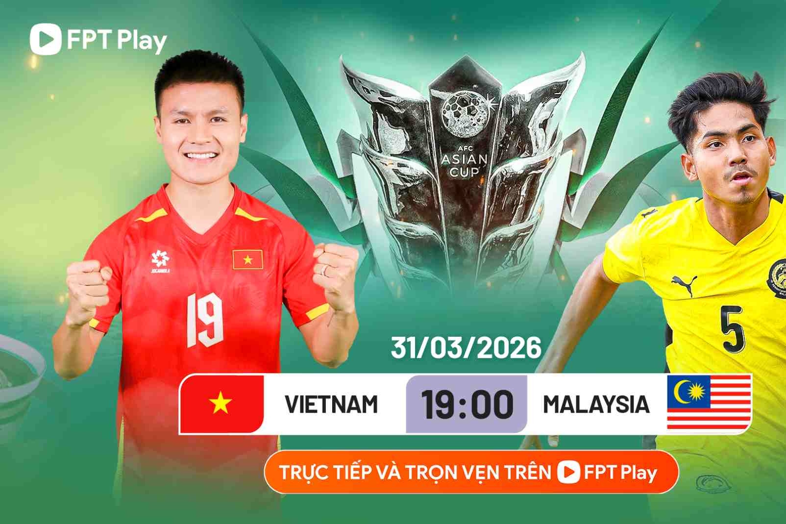 Xem trực tiếp bóng đá Việt Nam vs Malaysia ở đâu, kênh nào?