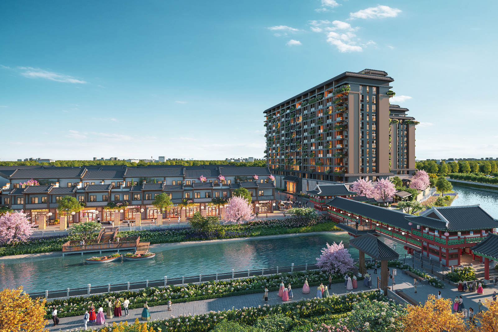 Dấu ấn Hàn Quốc tại tổ hợp nghỉ dưỡng khoáng nóng Hưng Yên