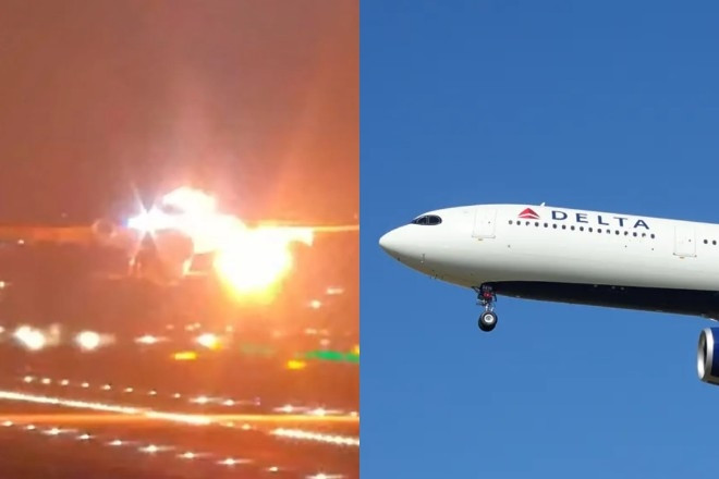 Máy bay bốc cháy khi vừa cất cánh, phi công phải quay đầu hạ cánh khẩn cấp