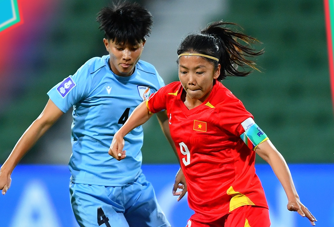 Highlights nữ Việt Nam 2-1 nữ Ấn Độ: Vỡ òa bàn thắng phút 90+4