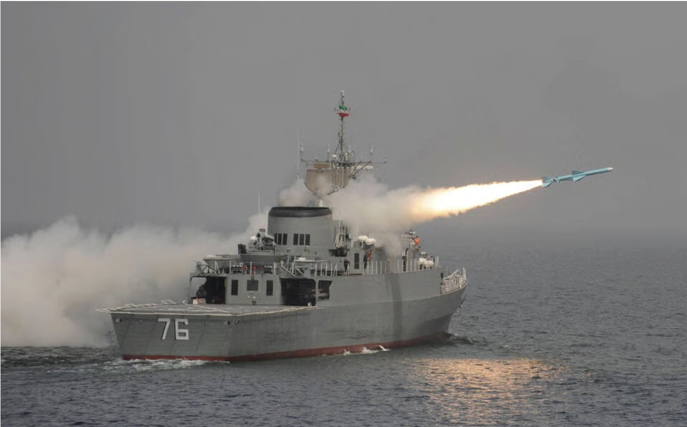 Tàu chiến Iran. Ảnh: Iran Navy